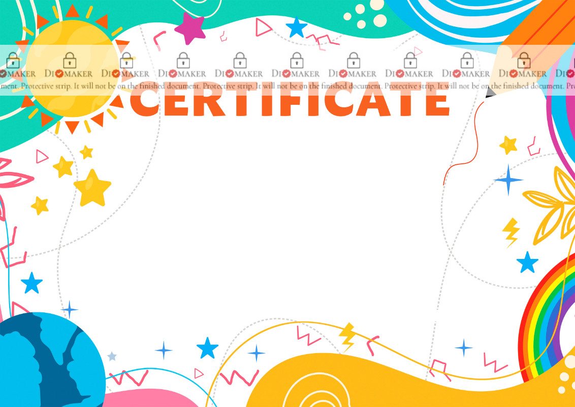 
Certificate template #445