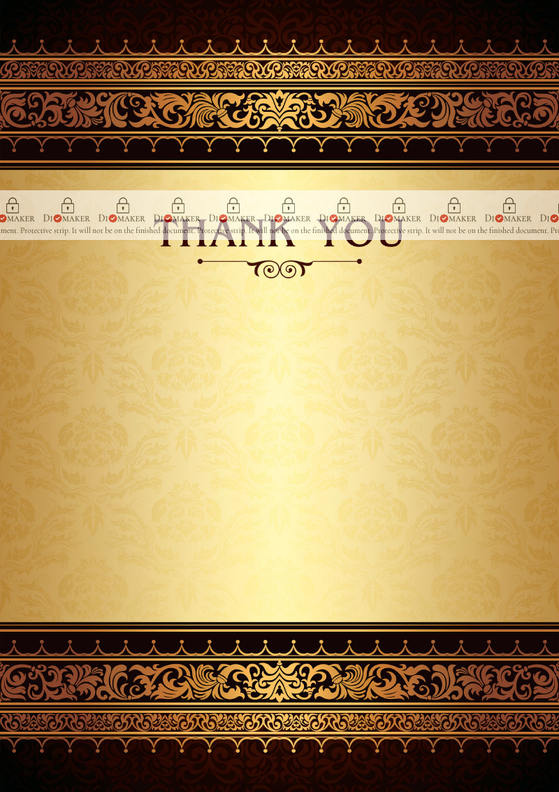 Thank You Card template #417