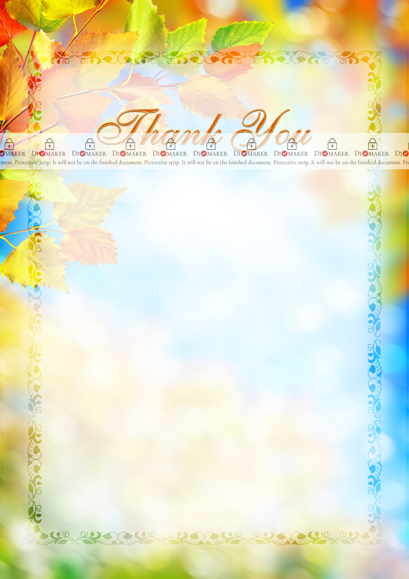 Thank You Card template #438