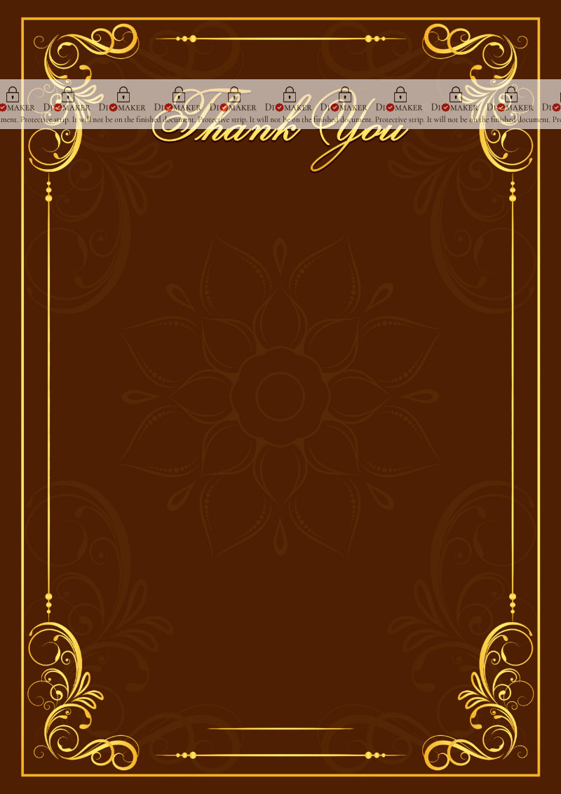 Thank You Card template #371