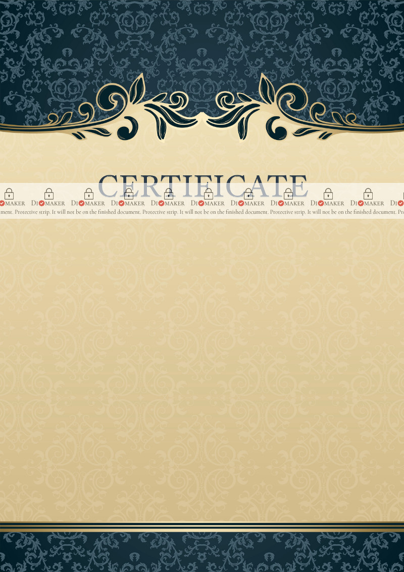 
Certificate template #430