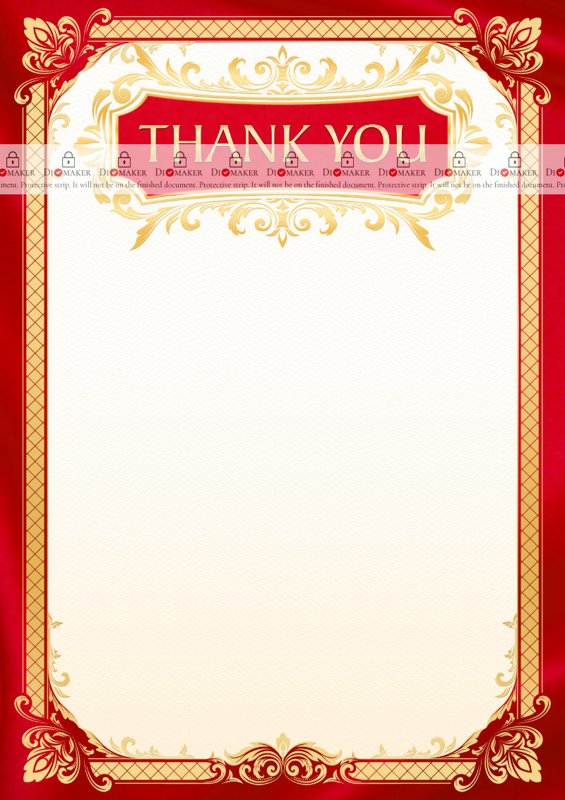 Thank You Card template #433