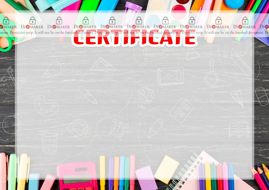 
Certificate template #426