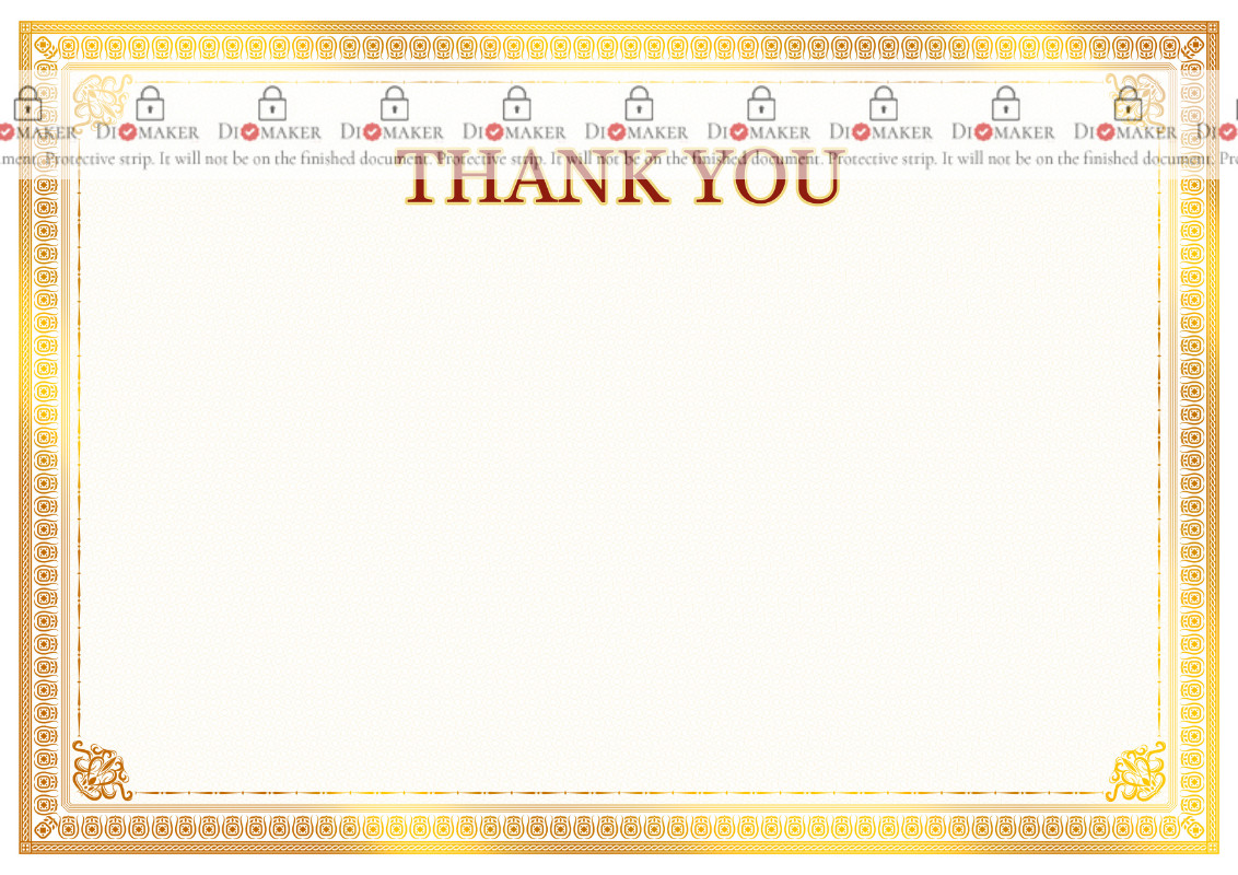 Thank You Card template #441