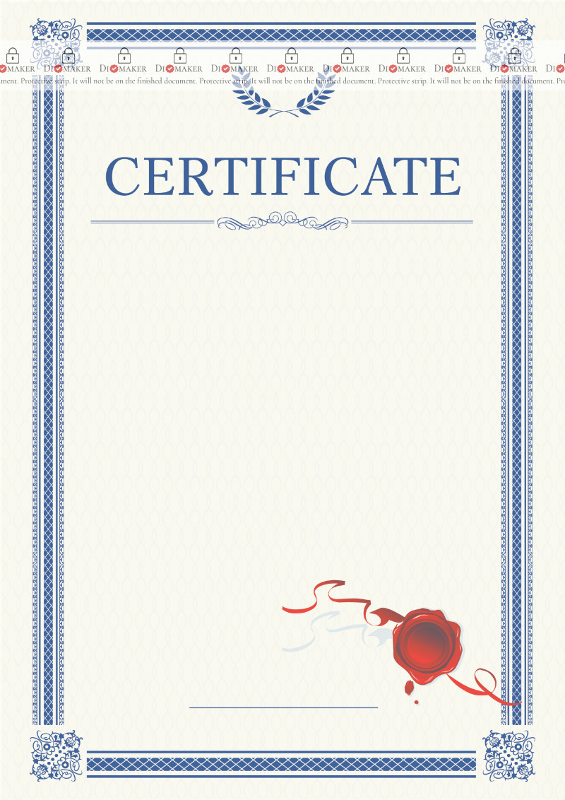 
Certificate template «Laurel»