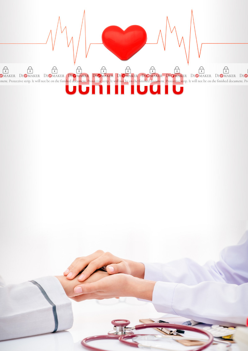
Certificate template «Doctor»