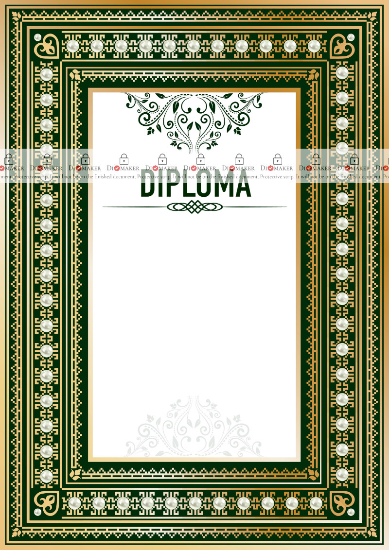 Diploma template «Renaissance»