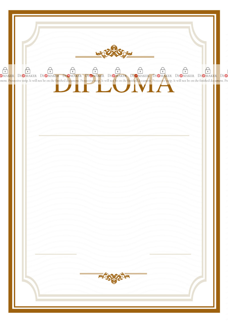 Diploma template «Open space»