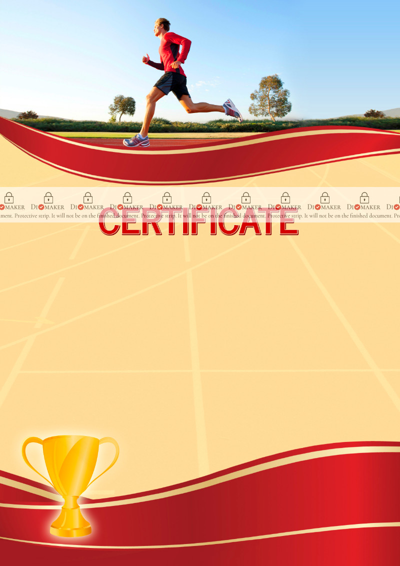 
Certificate template «Running»