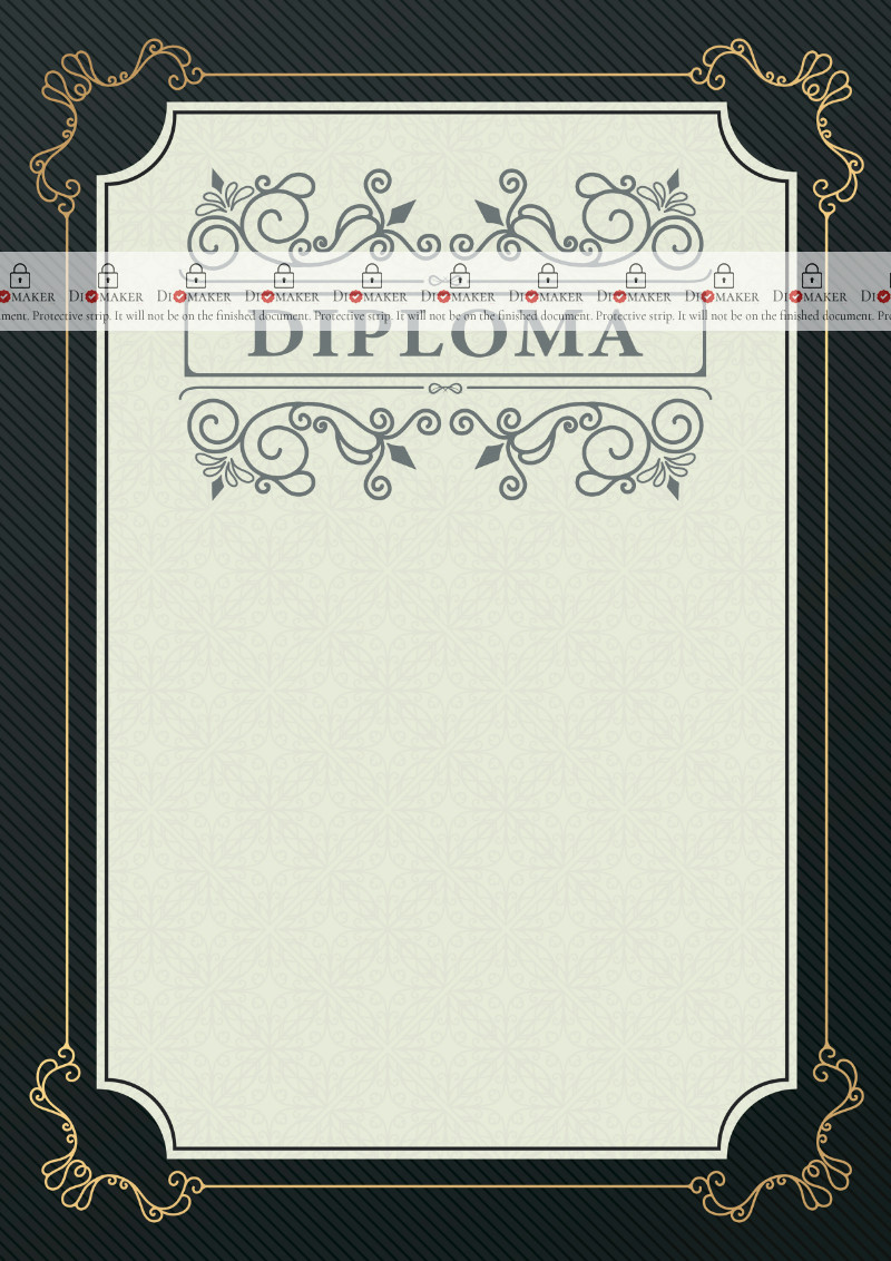 Diploma template #372