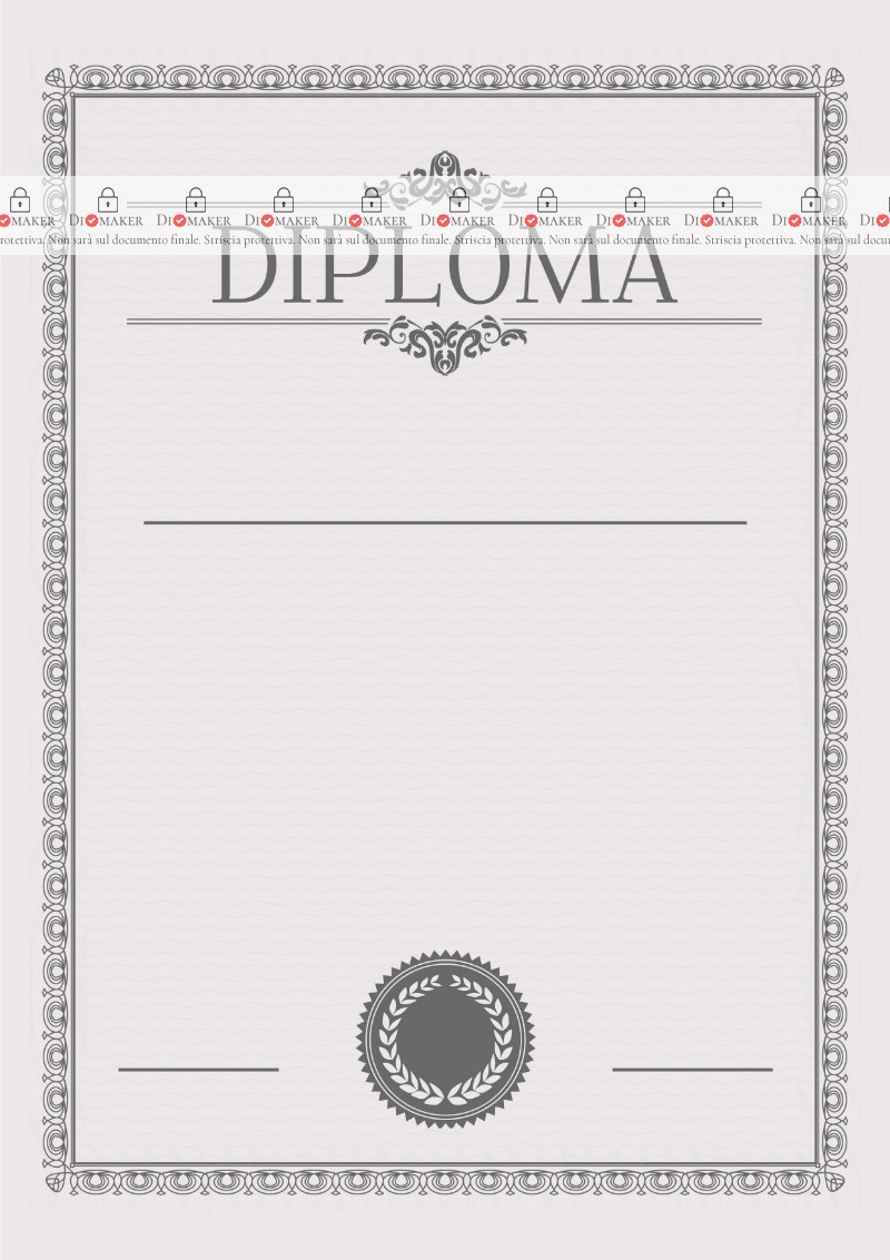Modello di Diploma «In toni di grigio»