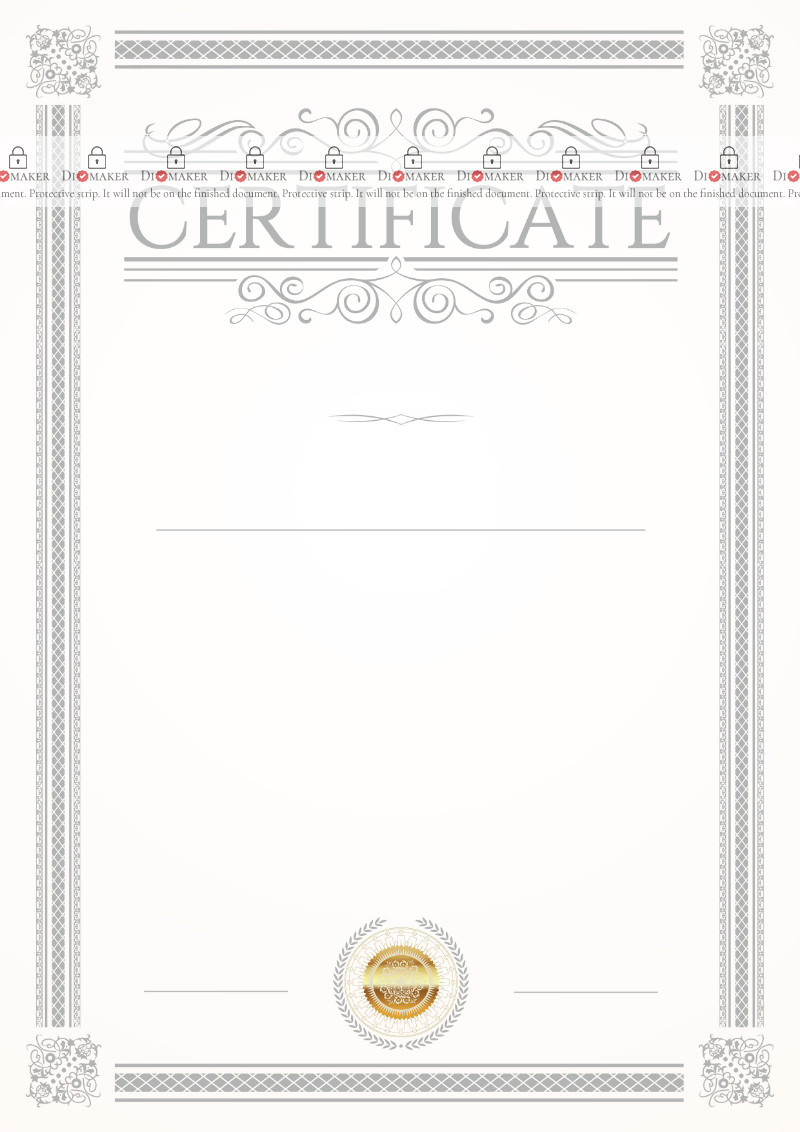 
Certificate template «Etude»