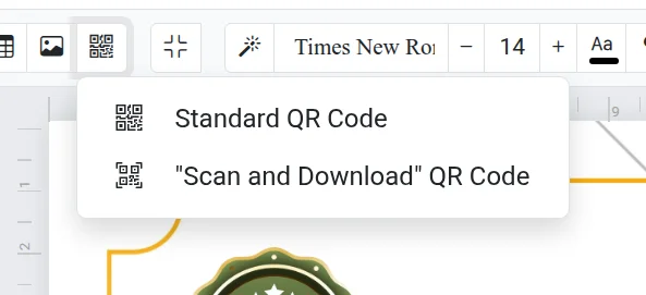 Zwei Arten von QR-Codes