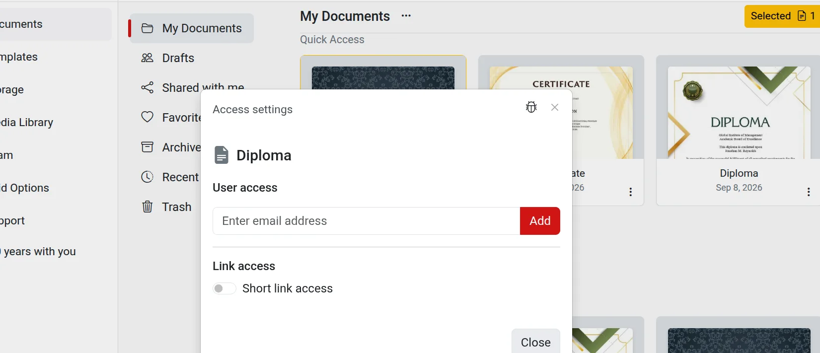 Document collaboration