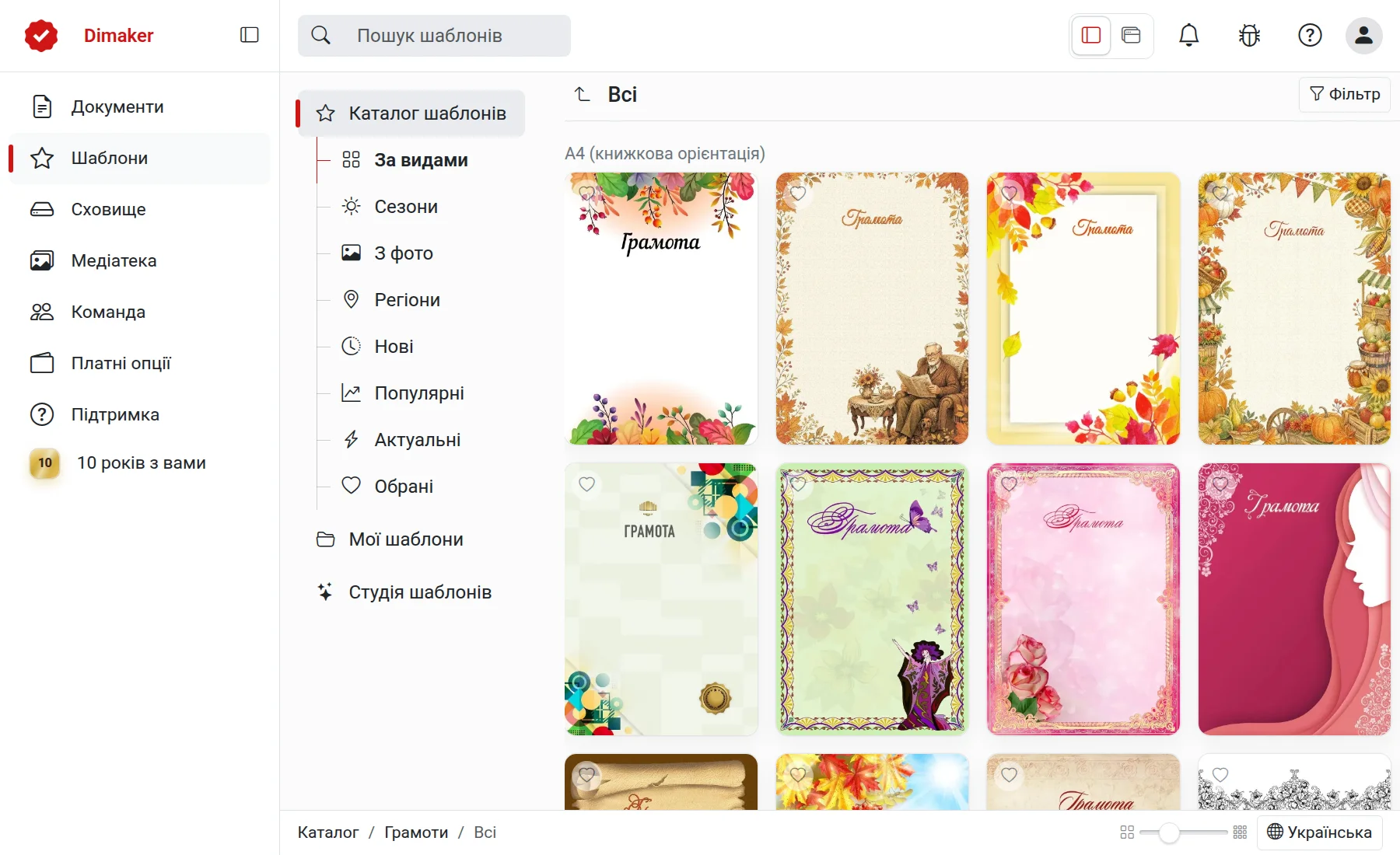 Шаблони сертифікатів