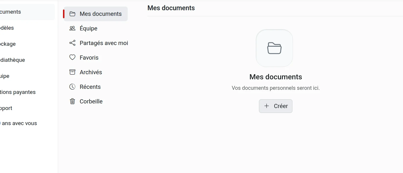 Accès partagé au document