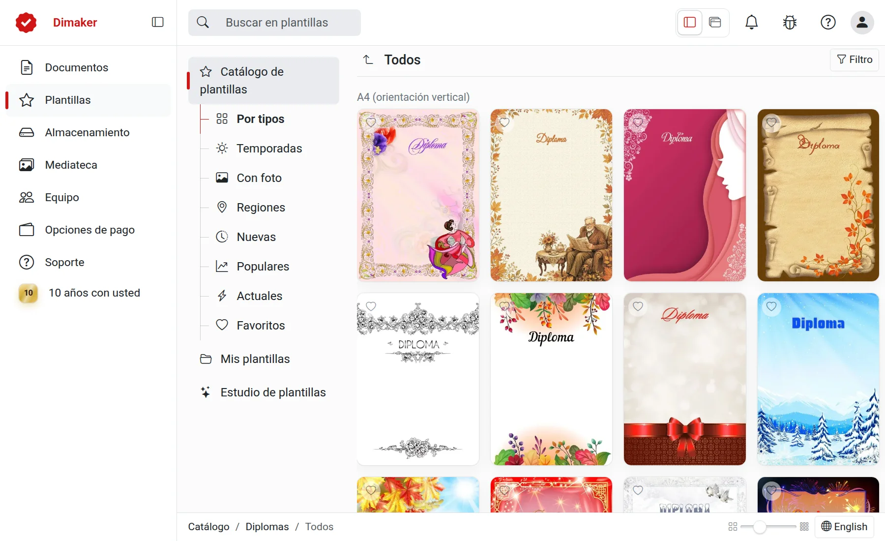 Plantilla escolar
