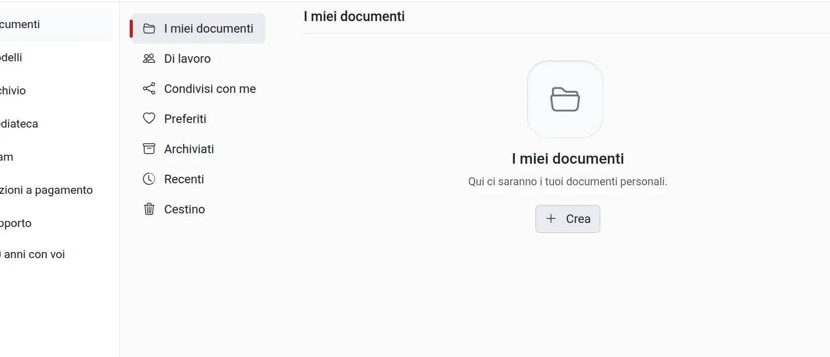 Impostazioni di condivisione del documento