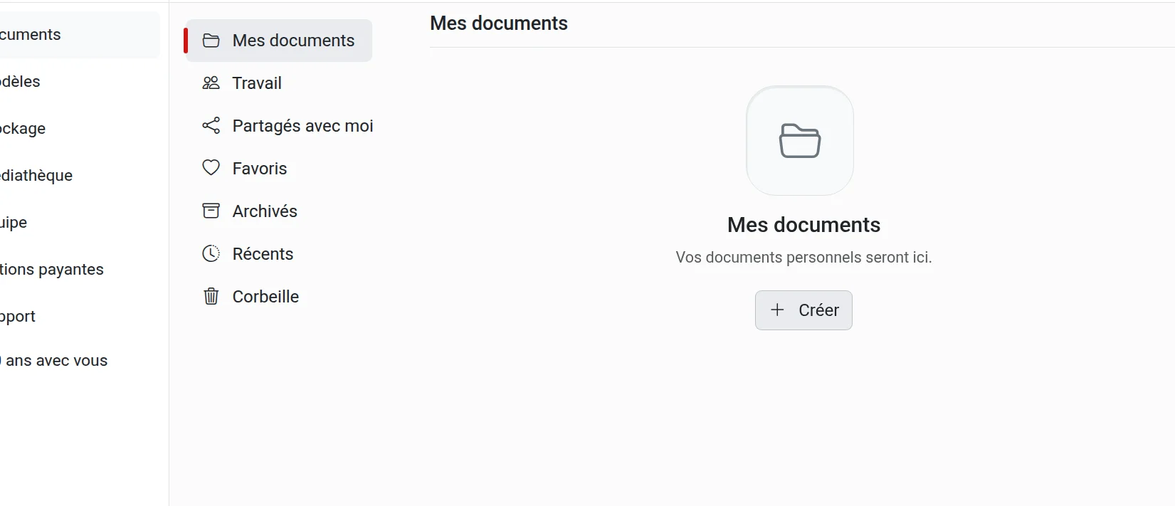Accès partagé au document