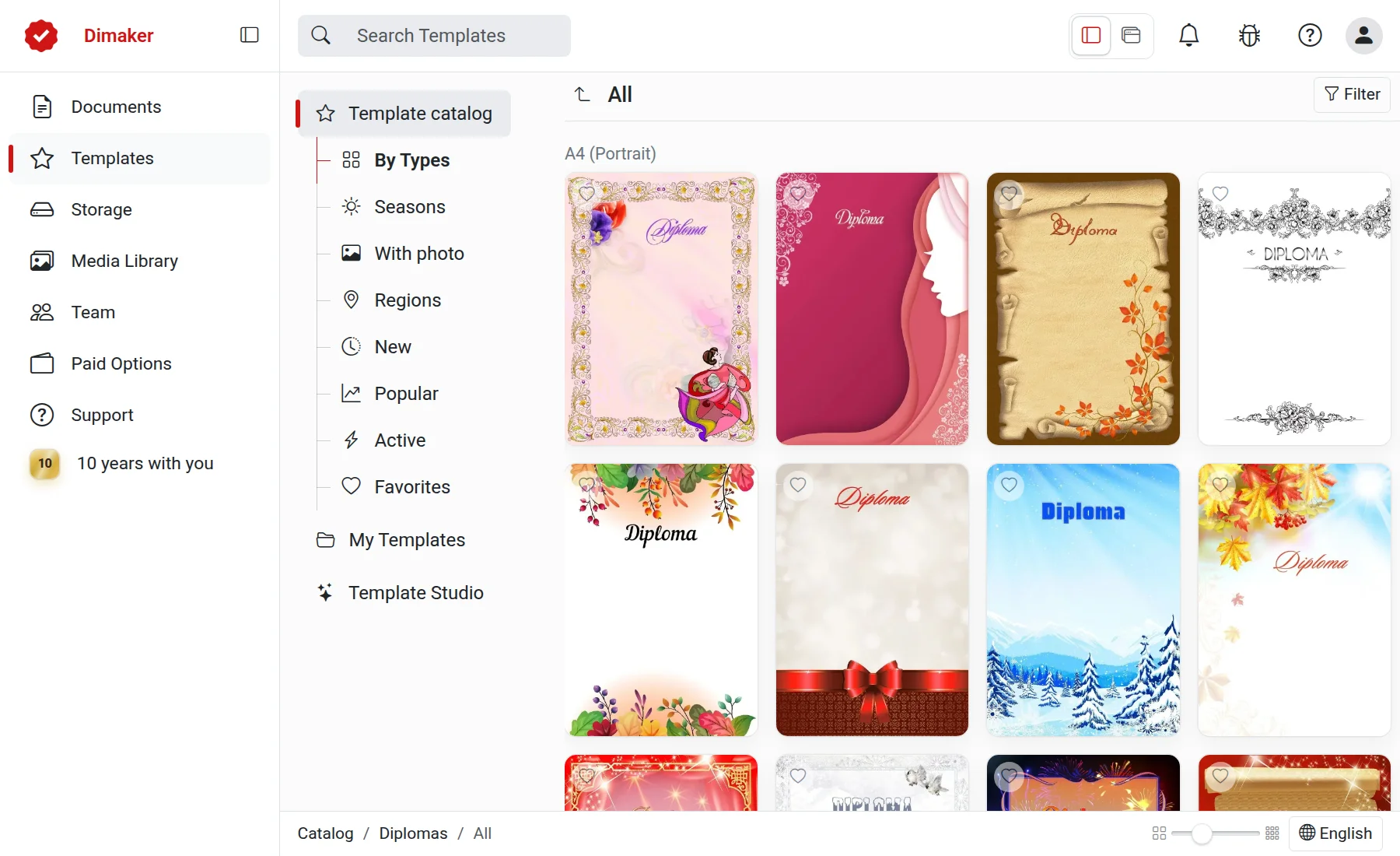 Certificate templates