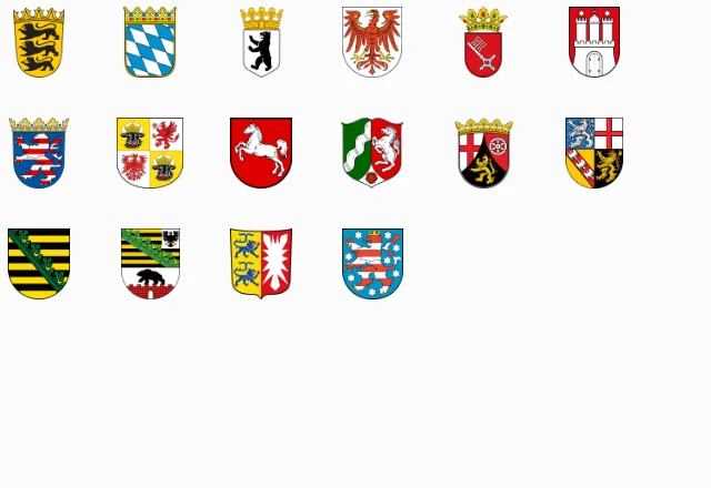 Wappen von Regionen und Städten