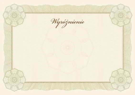 Szablon wyróżnienia «Klasyczny standard»