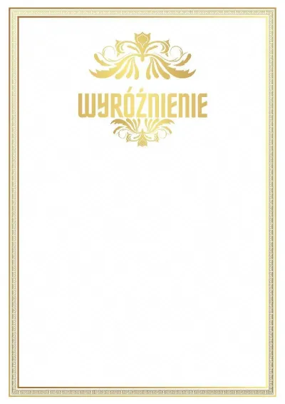 Szablon wyróżnienia „Złoty standard”