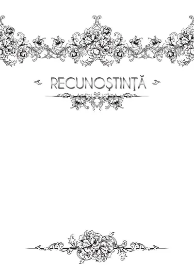Șablon de recunoștință artistică „Lejeritatea brizei”