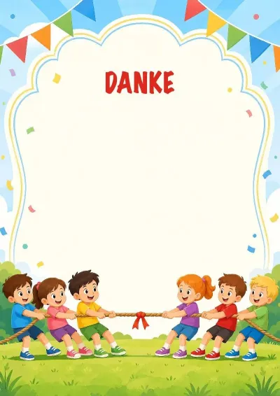Dankschreiben-Vorlage „Lustige Wettkämpfe“