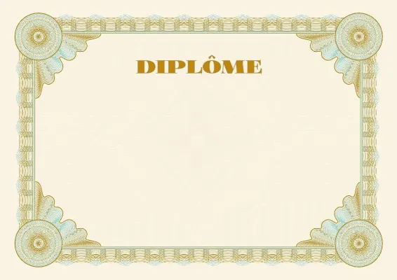 Modèle de diplôme solennel « Étalon »