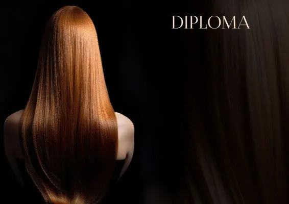 Artistic diploma template «Radiance of Charm»