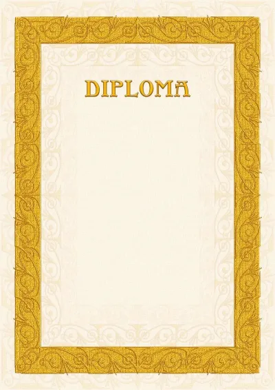 Diploma Template 'Sand Patterns'