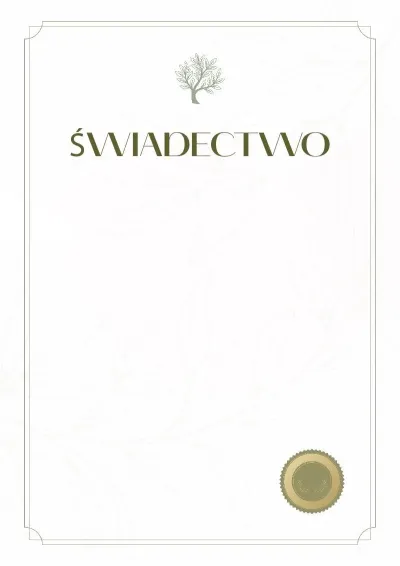 Szablon świadectwa „Oddech planety”
