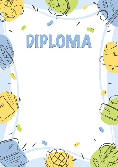 Modello di diploma «Scoperte scolastiche»