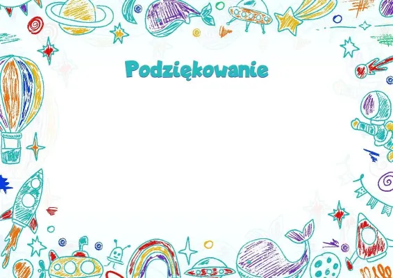 Szablon podziękowania «Odkrywca»