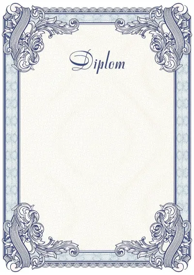 Feierliche Diplom-Vorlage Nr. 4