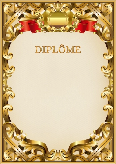 Modèle officiel de diplôme n°8