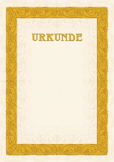 Urkunde-Vorlage «Sandmuster»