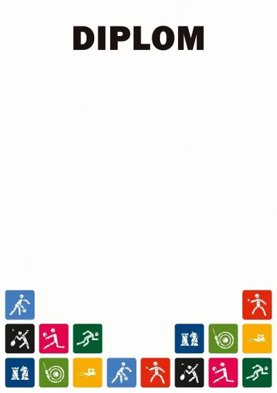 Sport-Diplom-Vorlage «Tag des Sports»