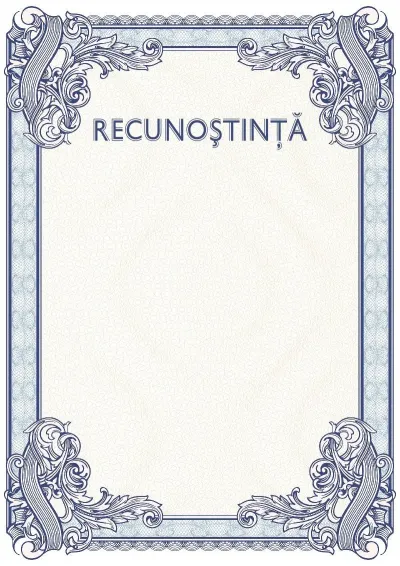 Șablon de scrisoare de mulțumire solemnă nr. 4
