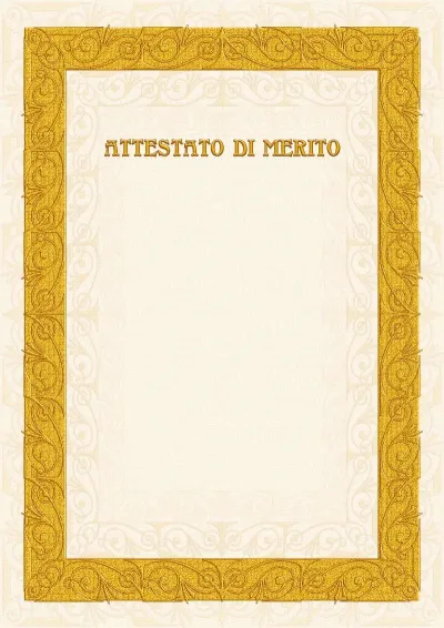 Modello di attestato «Motivi sabbiosi»