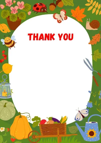 «Forest Harvest» Letter of Appreciation Template