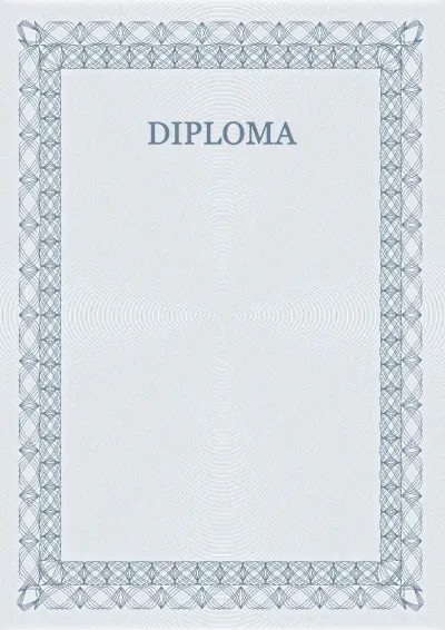 Modello solenne di diploma n. 5
