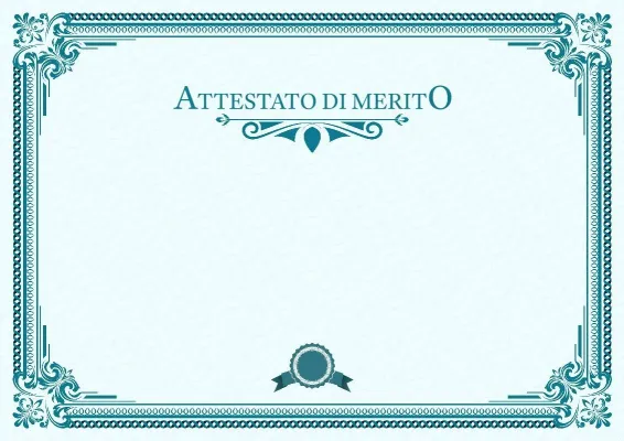 Modello di attestato «Spettro della Leadership»