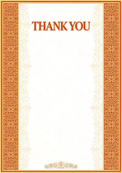 Artistic Letter of Appreciation Template 'Papyrus'