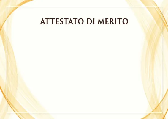 Modello di attestato solenne «Tenda solare»