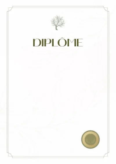 Modèle de diplôme « Souffle de la planète »
