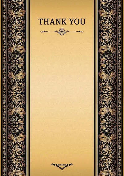 Ceremonial Letter of Appreciation Template 'Vintage in Gold'