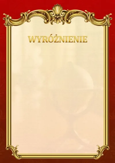 Szablon szkolnego wyróżnienia «Empire»