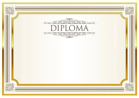 Formal Diploma Template 'Brilliance'